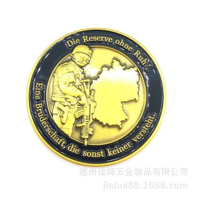 Obróbka dwustronna Monety pamiątkowe odlewane ciśnieniowo ze stopu cynku