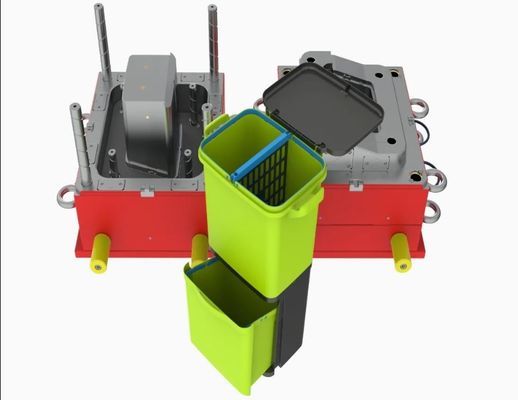 100L 120L 240L 660L 1100L Plastic Dustbin Trash Can Waste Bin Trash Bin Bucket Injection Used Second Hand Mold